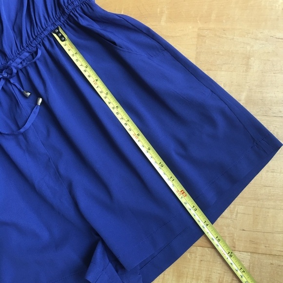 Atmosphere Dressy, Sleeveless, V-Neck Romper, Blue, Size 10 - Picture 12 of 17